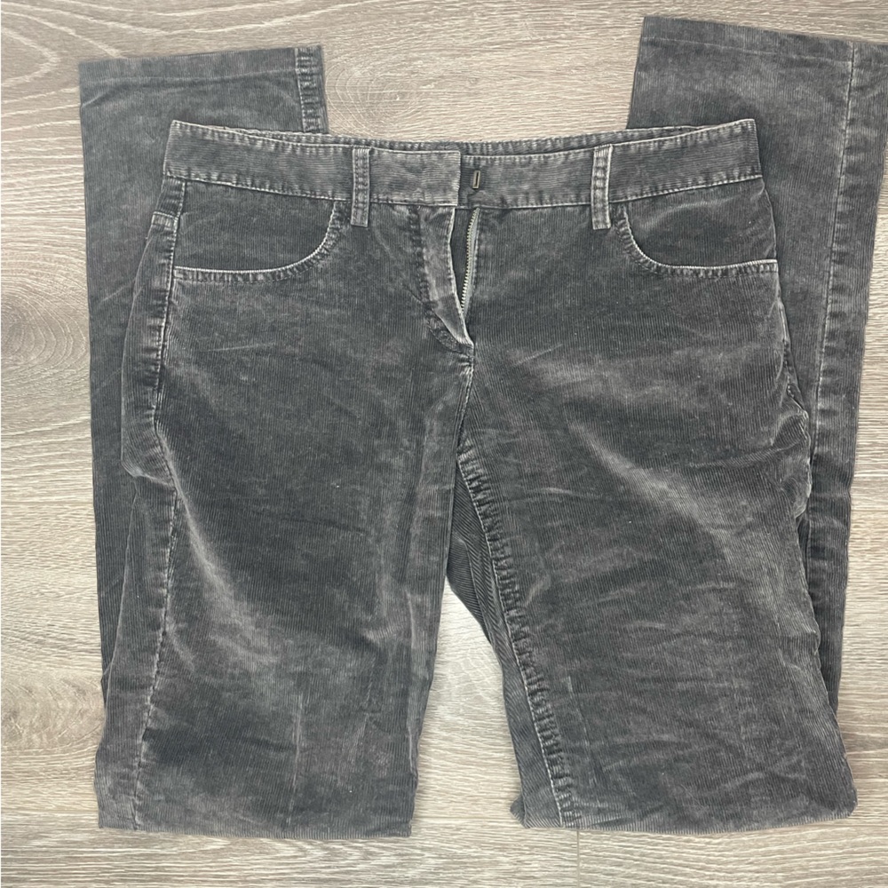 Theory corduroy black pants women’s size 2 straight jean pants